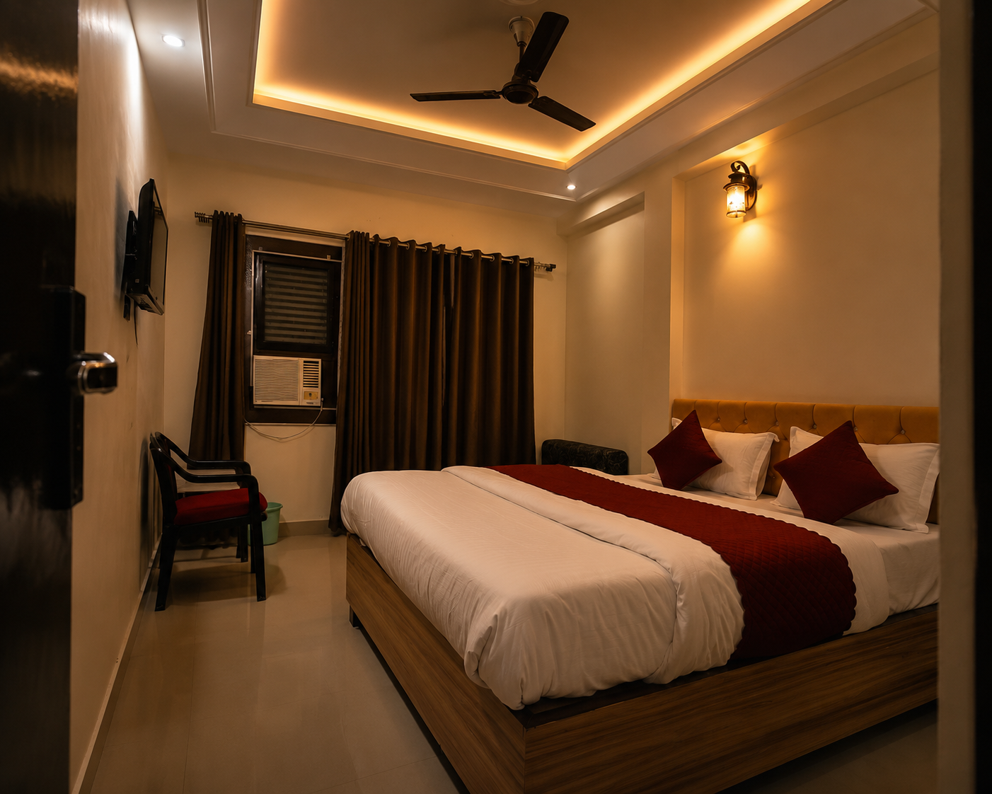 hotel mithila bedroom
