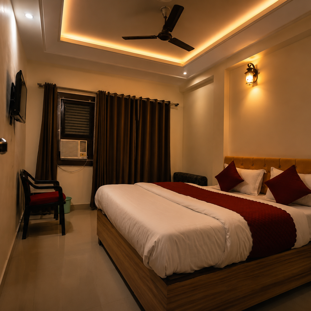 hotel mithila bedroom